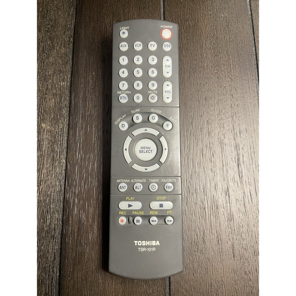 Toshiba Other - Genuine TOSHIBA TSR-101R Remote Control OEM Satellite TV Controller - Tested